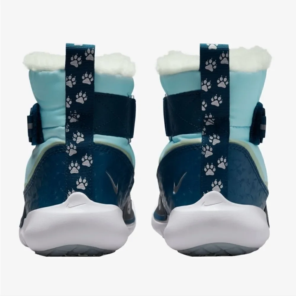 Nike Flex Advantage SE Boots • Sizes 13.5, 1, 2 Kids Shoes • Blue / Silver • New